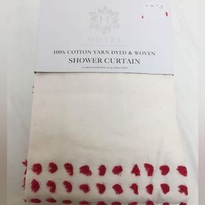 Hotel Collection 100% Cotton Yarn dyed & Woven Shower Curtain  72"× 72"